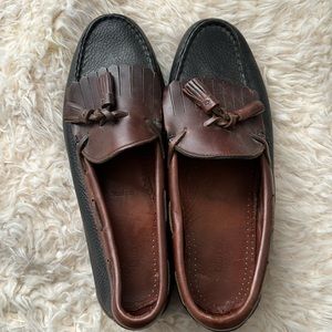 Allen Edmonds Nashua tassel leather loafers 8